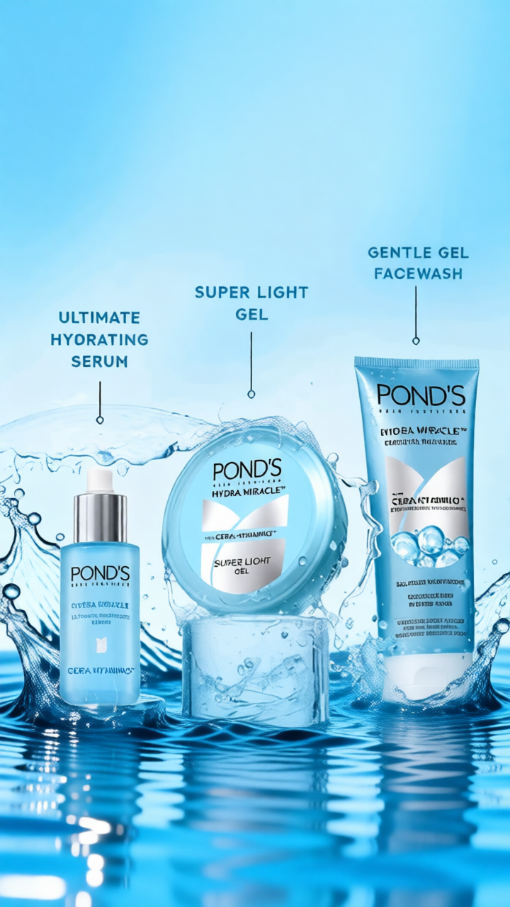 POND`S SKIN INSTITUTE HYDRA MIRACLE WITH CERA HYAMINO SUPER LIGHT GEL 100ml