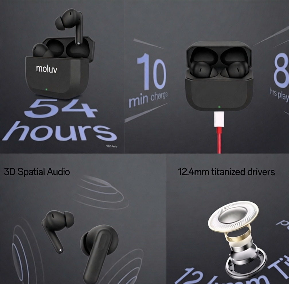 MOLUV SMART ACCESSORIES MODAL ML-ZEROBUDS